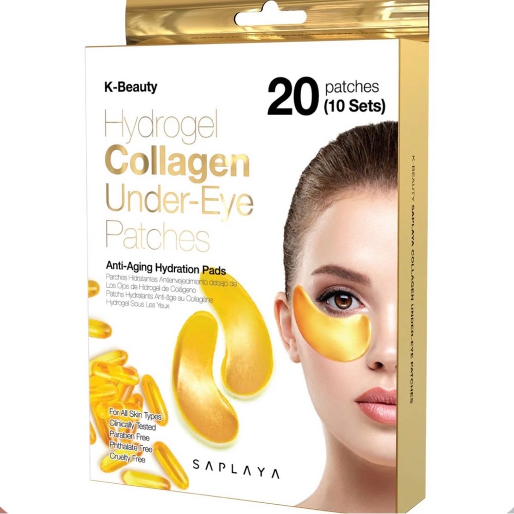 🆕- K- Beauty SAPLAYA SKINCARE
HYDROGEL COLLAGEN UNDER-EYE PATCHES